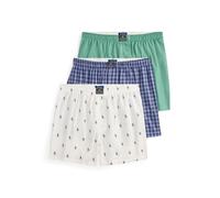 Vêtements Polo Ralph Lauren OPEN BOXER-3 PACK-BOXER pour Homme L Blanc
