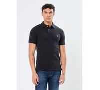 Vêtements Polo Ralph Lauren Polo cintré en coton piqué 710536856 pour Homme XXL Noir