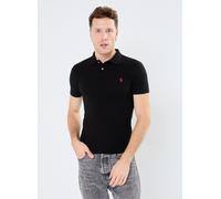 Ralph Lauren Mod. 710795080 Polo Piqué Slim Fit Homme Noir S