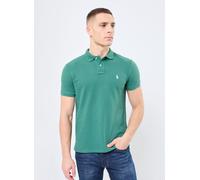 Vêtements Polo Ralph Lauren Polo coupe ajustée en piqué 710680784 pour Accessoires S Vert