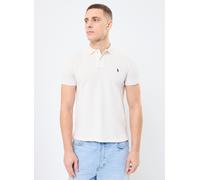 Vêtements Polo Ralph Lauren Polo coupe ajustée en piqué 710680784 pour Homme XS Blanc