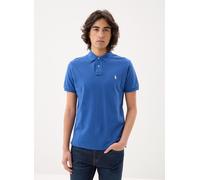 Vêtements Polo Ralph Lauren Polo coupe ajustée en piqué 710680784 pour L Bleu