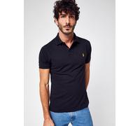 Vêtements Polo Ralph Lauren Polo Slim Fit Stretch Mesh coton Polo Player pour Homme XL Noir
