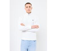 Vêtements Polo Ralph Lauren Pull demi-zippé à maille double 710922557 pour Accessoires XS Blanc