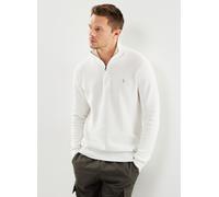 Vêtements Polo Ralph Lauren Pull demi-zippé en coton piqué 710932304 pour Accessoires XL Blanc
