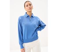 Vêtements Polo Ralph Lauren Pull demi-zippé en molleton léger pour Femme S Bleu