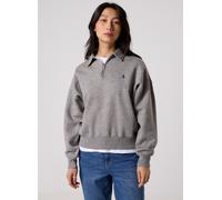 Vêtements Polo Ralph Lauren Pull demi-zippé en molleton léger pour Femme S Gris