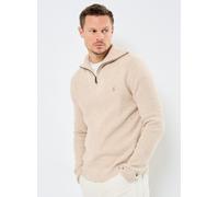 Vêtements Polo Ralph Lauren Pull demi-zippé laine et coton gaufrés pour Homme XL Beige
