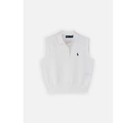 Vêtements Polo Ralph Lauren Pull Polo court sans manches en coton 21 pour M Blanc