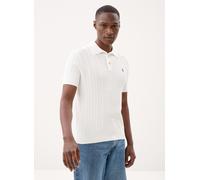 Vêtements Polo Ralph Lauren Pull torsadé à col polo en coton pour Homme S Blanc
