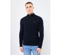 Polo Ralph Lauren Pull torsadé en coton 710810841 Homme M Bleu