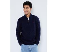 Polo Ralph Lauren ZIP KNIT PULLOVER men Pullovers blue taille: M