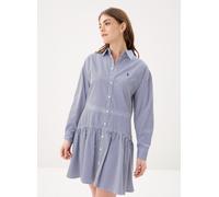 Vêtements Polo Ralph Lauren Robe-chemise à pans en coton rayé pour Femme 36 Bleu