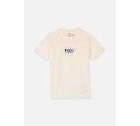Vêtements Polo Ralph Lauren Ss Cn-Knit Shirts-T-Shirt 323973122 pour Accessoires 10 - 12A Blanc