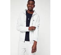 Sweat à capuche Ralph Lauren 30/1 Logo Full Zip gris - XL