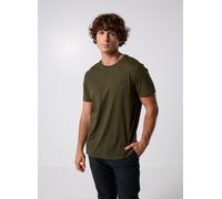 Vêtements Polo Ralph Lauren T-shirt ajusté à col rond en jersey 710671438 pour Accessoires L Vert