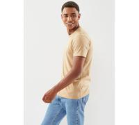 Vêtements Polo Ralph Lauren T-shirt ajusté à col rond en jersey 710671438 pour Homme XL Beige