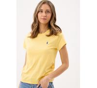 Vêtements Polo Ralph Lauren T-shirt Classic fit col rond coton pour Femme M Jaune
