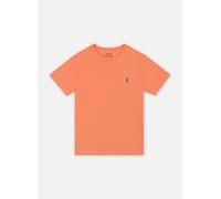 Vêtements Polo Ralph Lauren T-Shirt Col Rond Jersey De Coton Kids 832904 pour Enfant 18 - 20A Orange