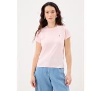 Vêtements Polo Ralph Lauren T-shirt col rond jersey de coton pour Femme M Rose