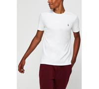 Vêtements Polo Ralph Lauren T-Shirt Coupe Ajustée En Coton Doux 710740727 pour Homme S Blanc