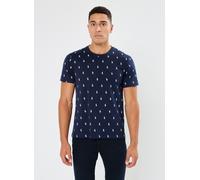Vêtements Polo Ralph Lauren Tee-shirt de nuit logo en jersey de coton 714899612 pour Homme S Bleu