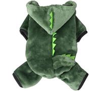 Vêtements pour animaux de compagnie Automne Hiver Flanelle Chien Dino Robe de transformation Chat Petit Chien Général à quatre pattes Protection contre la saleté Chaud 1-7,5 kg Plus de tailles Robe