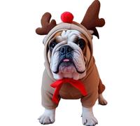 Vêtements pour animaux de compagnie pour chien, grenouille à capuche automne et hiver, chaud pour petit et grand chien, méthode dou, chat, tauromachie, vêtements de tauromachie (élan, XS)