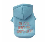 Vêtements pour animaux de compagnie pour petits chiens, chats, chiots, manteau à capuche, lettres, vêtements brodés, vêtements pour chihuahuas, yorkshire, chats, tenues uniquement pour garçon, fille