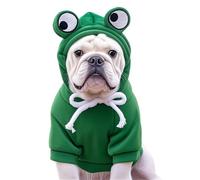 Vêtements pour animaux de compagnie - Sweat à capuche pour chien - Automne et hiver - Chaud - Méthode Dou Chat - Tauromachie - Grenouille - Taille XL