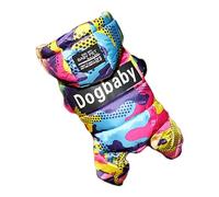 Vêtements pour Animaux de Compagnie Sweats à Capuche Chauds Manteaux à Capuche Camouflage Vêtements pour Chiots pour Petits Chiens Fille Vêtements Chauds d'hiver à Capuche Robe pour Chien PE (A XL)