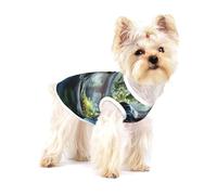 Vêtements pour animaux féroces dans les rivières de la jungle - Vêtements pour petits chiens et chats - Pyjama en coton doux pour chien et chat - Tenue pour chihuahuas, teckel - Taille M