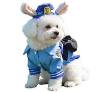 Vêtements pour chat, lapin sur le thème des officiers, vêtements pour chiot, vêtements de cosplay pour Halloween, Noël, fête, événement à thème, rassemblement social, spectacle, photographie