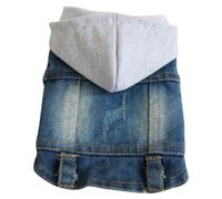 Vêtements pour chien en denim, manteau de cow-boy, vêtements pour chiot, veste en jean pour petits chiens, gilet, tenues pour chiot, vêtements pour chat, XS-2XL