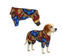 Vêtements pour chien et chats avec imprimé montagnes lointaines - Combinaison à 4 pattes pour chiens et chats de petite, moyenne et grande taille