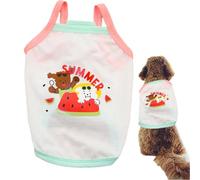 Vêtements pour chien, petits chiots, vêtements pour chihuahua, sans manches, mignons, extensibles, doux et rafraîchissants, pour le camping, la randonnée, les sports d'anniversaire