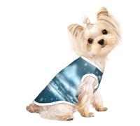 Vêtements pour chiens de petite taille, chemise pour chat et chiot, imprimé complet, doux et respirant en cas de neige