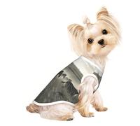 Vêtements pour chiens de petite taille, chemises douces et respirantes pour chats et chiens, chiots pour animaux de compagnie, zèbre sur la prairie