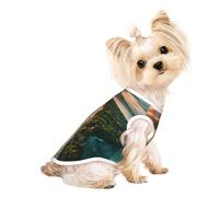 Vêtements pour chiens de petite taille, chemises pour chats et chiots, imprimé complet, doux et respirant, île