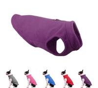 Vêtements pour Chiens en Polaire, Pourpre, Taille S, 1 Pièce | Respirant et Extensible, Coupe Soignée, pour Chiot, Déguisement, Fête, Facile à Porter