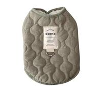 Vêtements pour chiens en polyester à la mode pour chiens de couleur unie gilets chauds en coton adaptés à différentes races durabilité vêtements pour chiens