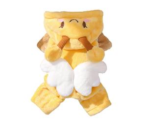 Vêtements pour Chiens Neufs - Costumes Chauds en Flanelle + Polyester | Manteau De Chien À Pattes | Vêtements Chauds d'automne Et d'hiver avec Motif Ď'abeille, Jolie Veste pour Animaux De Comp