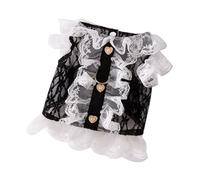 Vêtements pour chiens - Robe à lacets doux pour animaux domestiques - Jupe porte-jarretelles pour les petites races et les amateurs d'animaux