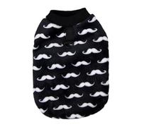 Vêtements pour chiots | Pull noir et blanc pour chiot - Veste chaude à