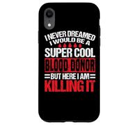 Vêtements pour donneurs de Sang - Design Amusant de donateurs Fantaisie Coque pour iPhone XR
