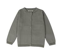 Vêtements pour enfant fille - Tricoté - Coloré - Solide - Pull en tricot - Manteau - Tops - Combinaison d'hiver 92, gris, 12-18 mois