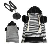 Vêtements pour Furets Et Autres Animaux De Compagnie | Pull Fun Chaud pour Hamster avec Harnais,Costume Pull À Capuche pour Furet,pour Écureuils Chihuahuas Chats Et Autres Petit Animaux