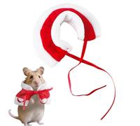Vêtements pour hamster | Accessoires de Noël chauds pour animaux de compagnie | Cape épaisse douce Vêtements | Pour écureuil chinchilla Sac de sucre Lapin Bébé Chat Hiver Voyage Vacances
