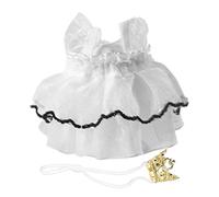 Vêtements pour Hamster Nain - Costume Déguisement Gerbille | Mini Robe pour Hamster,pour Amateurs Animaux Refuges Boutiques Photographie Fête Anniversaire Halloween Noël Maison Voyage Shopping Social