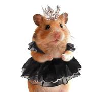 Vêtements pour hamsters - 6x10cm | Mini robe hamster | Costume de cochon d'Inde | Déguisement de gerbille pour parents d'animaux de compagnie, amoureux des animaux, abris, magasins, photographie, fête